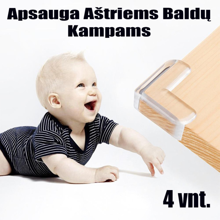 Apsauga aštriems baldų kampams (4 vnt.)