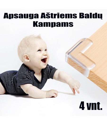 Apsauga aštriems baldų kampams (4 vnt.)