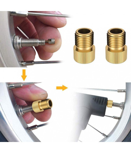 Dviračio ventilio adapteris