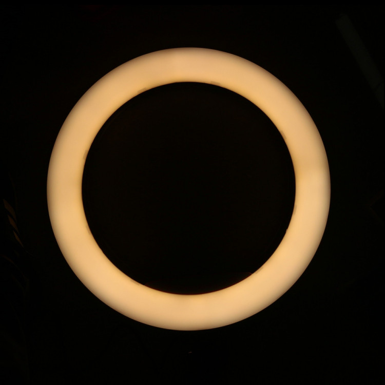 Lempa žiedo formos fotografavimui/makiažui