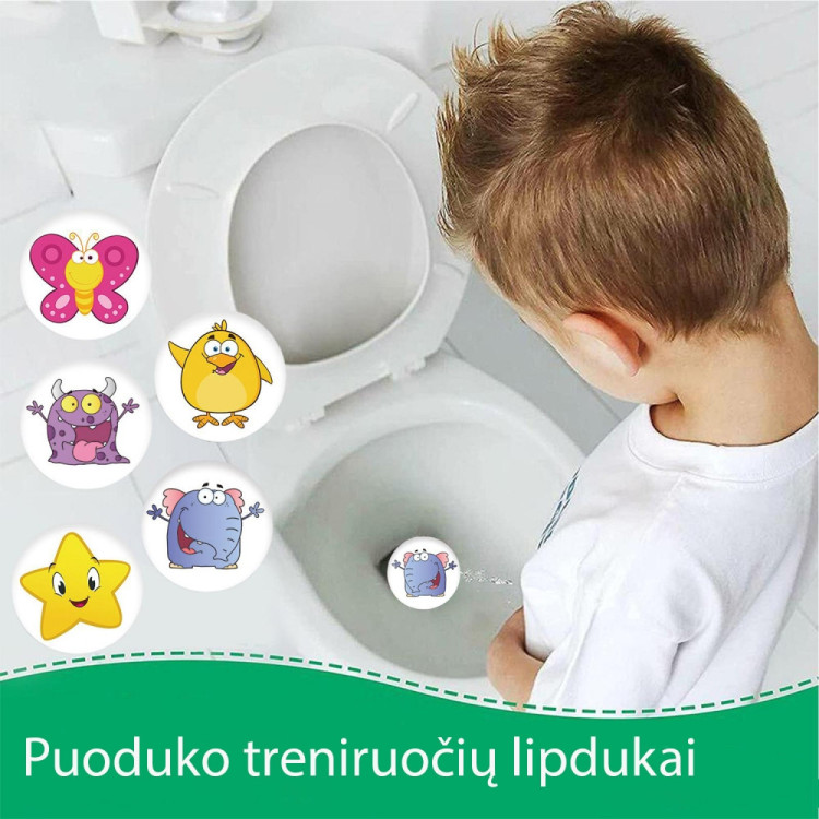 Puoduko treniruočių lipdukai (5 vnt.)