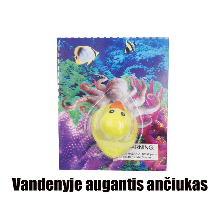 Vandenyje augantis ančiukas